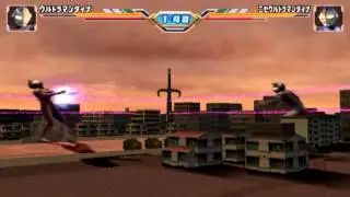 Ultraman Fighting Evolution 3 Storymode Pt11 Ultraman dyna vs evil dyna?