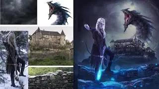 Monster Hunter - Photo Manipulation Photoshop Tutorial [Surreal Effect]