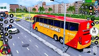 Offroad Bus Drive Simulator 3D - Real City Euro Coach Bus Driving 2024 - Android GamePlay