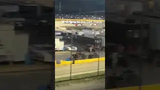 First time at the dirt track hyped up.