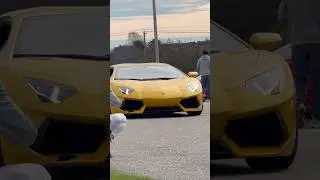 Lamborghini Aventador Leaving Supercar Event | #car #lamborghini #lamborghiniaventador #supercar