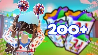 Opening 200+ pet sim 99 NEW graffiti bags! (Roblox pet simulator 99)