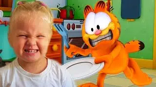 Гарфилд ШОУ игра как мультик для детей garfield