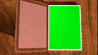Chroma Effect -Animated Book Opening Green Screen Effect