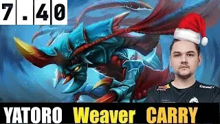 🤯 YATORO [Weaver] HC 7.40 - DOTA 2 HIGHEST MMR MATCH