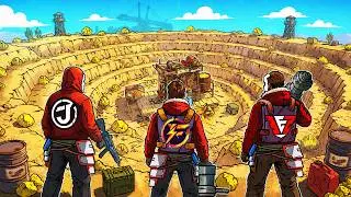 We CLAIMED SULFUR QUARRY on WIPE DAY for UNLIMITED SULFUR - Rust