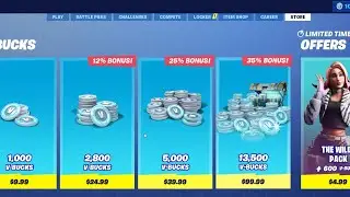 How to buy v-bucks with gift card  fortnite