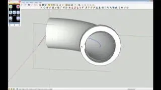 Moving a ring over a curved tube in Sketchup