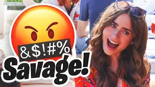 Lily Collins Most Savage Clips!