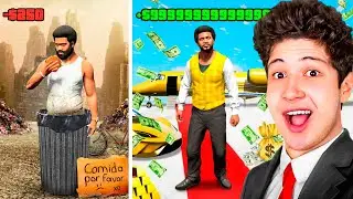 PASO de POBRE a RICO en GTA 5! 🗑️🤑 (Película)