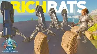 Getting Rich In Our Underwater Rat Base On ARK ASA