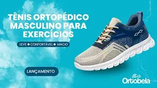 TÊNIS ORTOPÉDICO MASCULINO PARA EXERCÍCIOS | AIR STEP® [LANÇAMENTO]