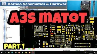 Perbaikan Oppo A3S CPH1803 Mati Total Matot, Step By Step // With Schematic Bitmap Mode Part 1