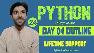 24 Python Outlines Day 04 | Notes & Source Code Available 