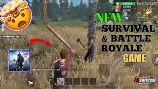 I'AM PLAYING NEW SURVIVE GAME || NEW GAME LIKE PUBG AND MINECRAFT || 