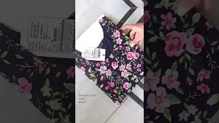Unboxing floral dress 🤩 #ajiohaul #unboxingvideo #unboxingandreview #telugu #ajio #shorts