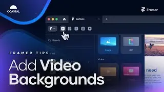 How to make Video Backgrounds on Framer