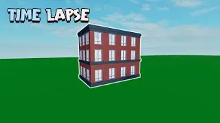 I Made a Building in Roblox Studio (Timelapse)