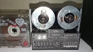 Самодельный катушечный магнитофон Мини копия  Grundig TS 1000
