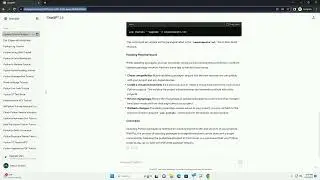 python command update