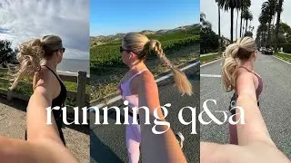 RUNNING Q&A 🏃🏼‍♀️💞 how i train for half marathons, how i got into running, staying motivated + more