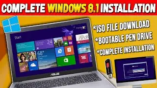 Windows 8.1 Installation Step By Step - Stop Using Fake Version🚫 | Windows 8.1 New Version Install