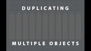 Duplicating Multiple Object Maya 2016