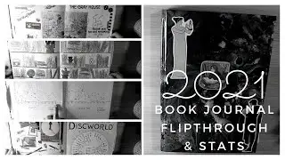 2021 Book Journal Flip Through & Stats