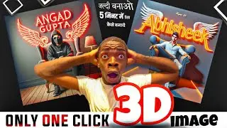 3D Image Kaise Banaye || Wings Name Editing || Instagram Viral🔥 Reel || tNk Ka Tech ||