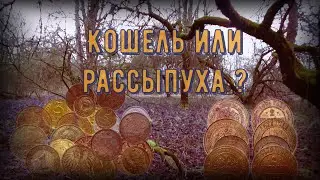 Кошель или рассыпуха? Нашел Рассыпуху Из Советских Монет! Два Копаря ! Поиск с металлоискателем !