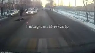 ДТП Мыски  Двоих сбили на ПП  Мужчину увезла скорая, женщина скончалась на месте происшествия