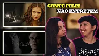REACT KATHERINE PIERCE UMA SOBREVIVENTE e DAMON SALVATORE UM MONSTRO | ARTHUR MIKAELSON