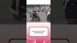 Nhan nhản phụ huynh, học sinh không đội mũ bảo hiểm