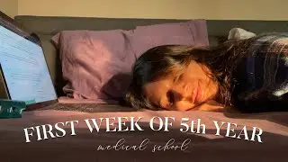 5th YEAR MED STUDENT : 1st WEEK | Online School