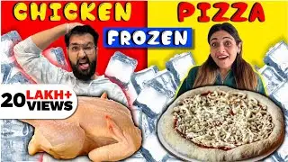 Eating Only FROZEN FOOD For 24 Hours FOOD CHALLENGE
