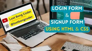 HOW TO CREATE A MODERN LOGIN AND SIGNUP FORM PAGE | HTML CSS TUTORIAL 