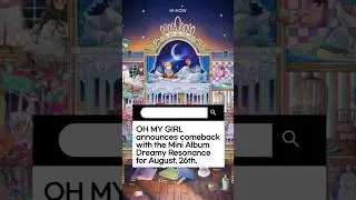 OH MY GIRL announces comeback.
