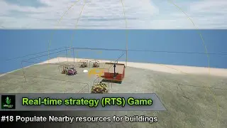 Unreal Engine | Real-time strategy (RTS) Game - #18 Populate Nearby resources for buildings