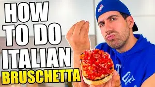 HOW TO MAKE THE REAL ITALIAN BRUSCHETTA - easy recipe ep.1