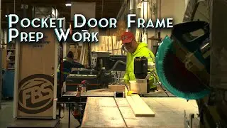 Pocket Door Frame Prep Work - Construction Framing
