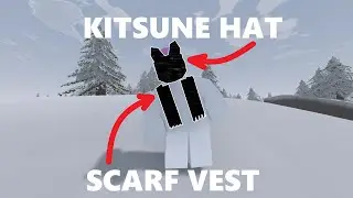 Kitsune Hat + Scarf Vest | Unturned Item Showcase ( A6 Polaris box new items )