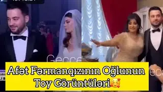 Afət Fərmanqızının Oğlunun Toyundan Ən Maraqlı Məqamlar…