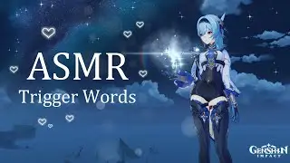 ASMR | Trigger Words ♡ - Genshin Impact Gameplay 💤
