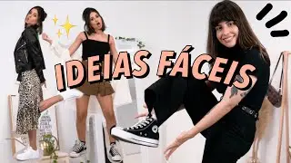 Ideias de looks simples e estilosos para quando você não tem ideia do que usar - Viihrocha