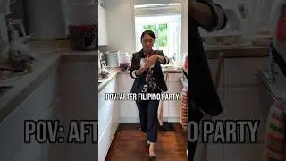 This is how filipinos are after every party.  Prepare a lot of food so they can take home after.