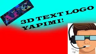 3D TEXT Logo Nasıl Yapımı!PhotoShop Dersleri#2