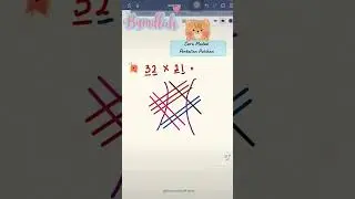 Cara mudah perkalian puluhan #matematika #caramudahmatematika #trikmatematika #matematikasd
