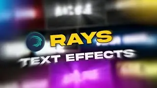 New RAYS Text Effect in Alight Motion | Glitch RAYS Effect Text Preset For Alight Motion | 
