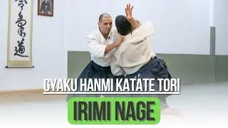 3 ways to do Gyaku hanmi Katate tori Irimi Nage: chudan, jodan and gedan