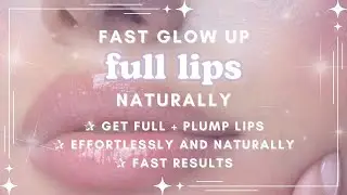 ‎‧₊˚✧ Full Lips Subliminal | Naturally Bigger Lips Fast, Smooth Soft Lips, Glow Up ✧˚₊‧